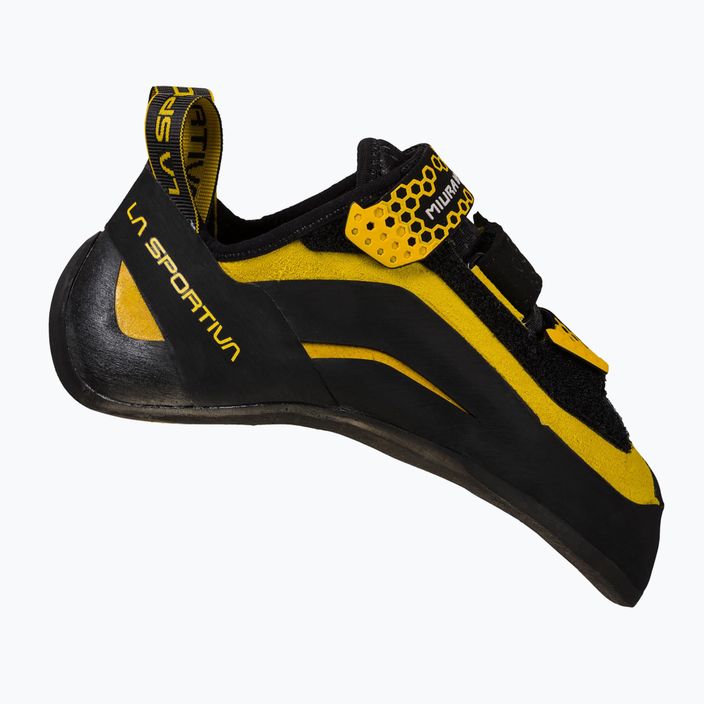 LaSportiva Miura VS men's climbing shoes black/yellow 40F999100 11