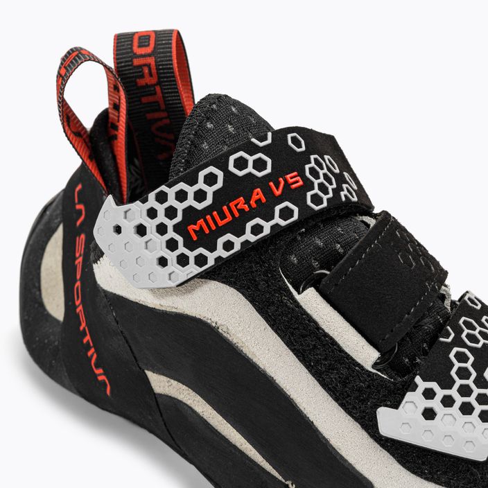 LaSportiva Miura VS women's climbing shoes black/grey 40G000322 8