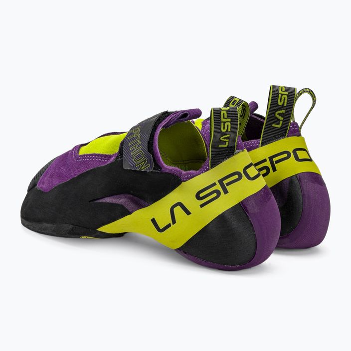 La Sportiva Python men's climbing shoe black and purple 20V500729 3