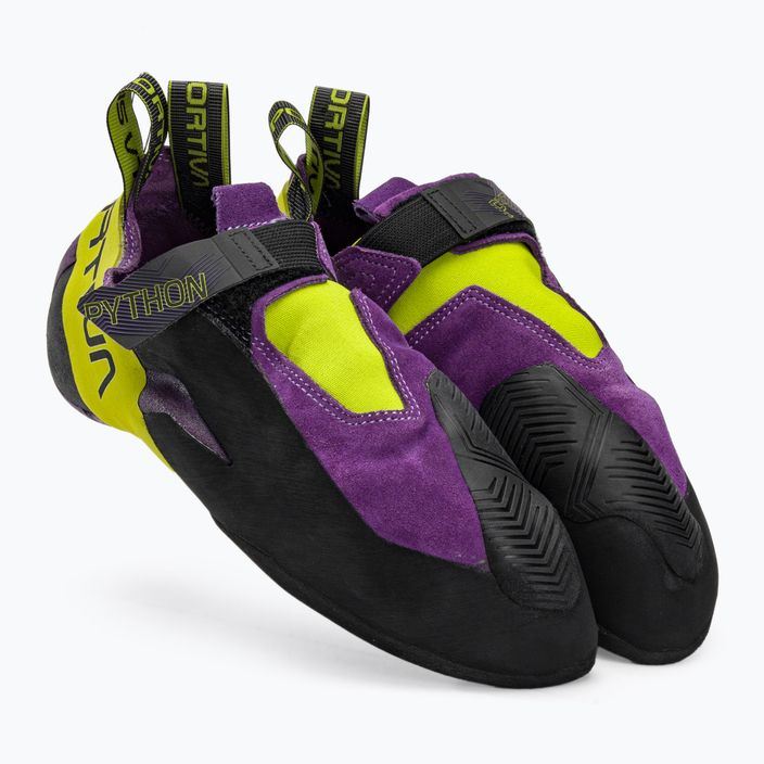 La Sportiva Python men's climbing shoe black and purple 20V500729 4