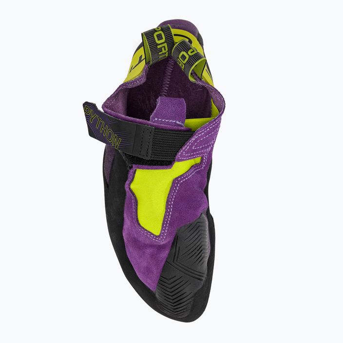 La Sportiva Python men's climbing shoe black and purple 20V500729 6