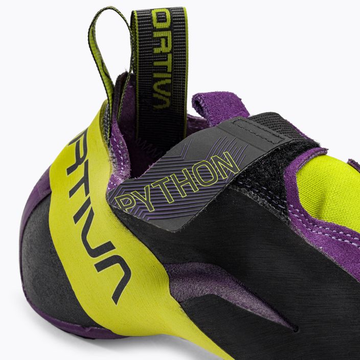 La Sportiva Python men's climbing shoe black and purple 20V500729 8