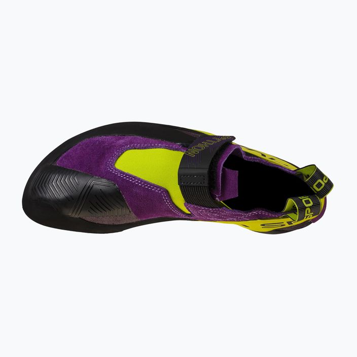 La Sportiva Python men's climbing shoe black and purple 20V500729 14