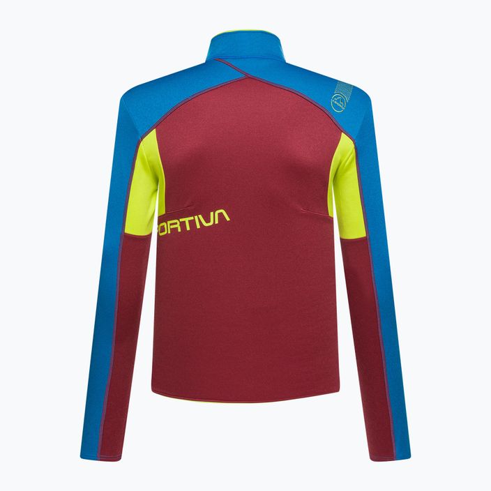 Men's La Sportiva Elements sangria/electric blue trekking sweatshirt 2