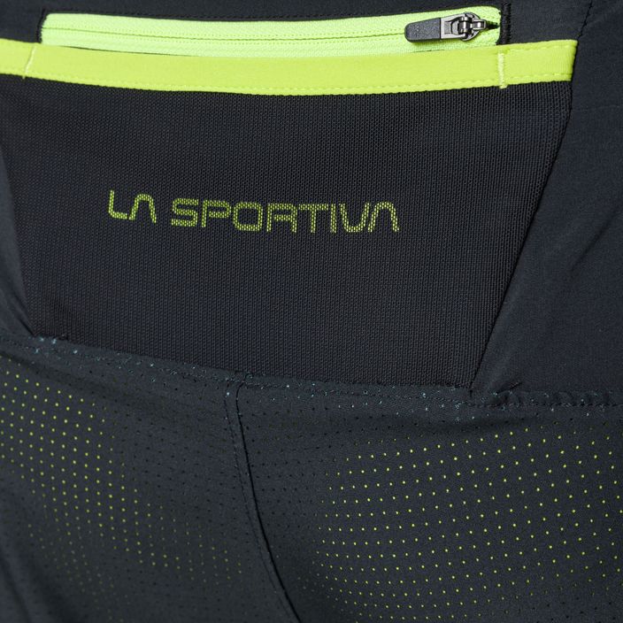 La Sportiva Trail Bite men's running shorts black/yellow P79999729 4