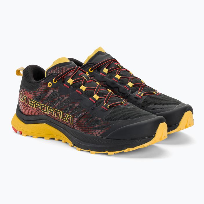 La Sportiva Jackal II Gtx black/yellow men's running shoes 4
