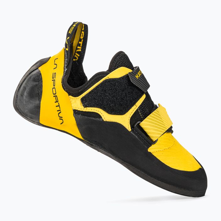 Men's La Sportiva Katana climbing shoe yellow/black 2