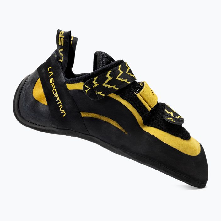 La Sportiva Miura VS men's climbing shoes black/yellow 555 2
