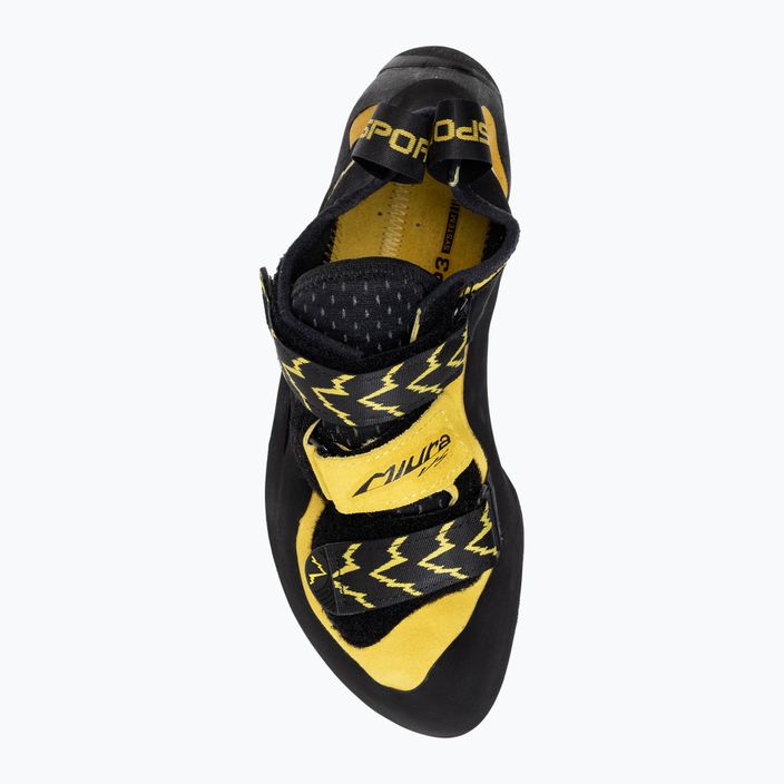 La Sportiva Miura VS men's climbing shoes black/yellow 555 6