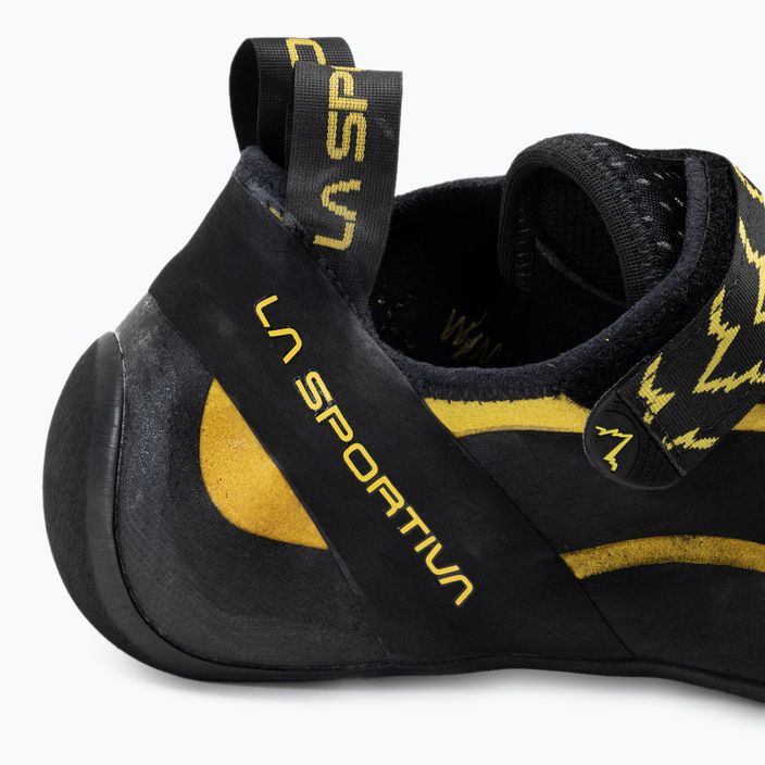 La Sportiva Miura VS men's climbing shoes black/yellow 555 8