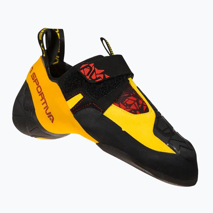 La Sportiva men's climbing shoe Skwama black/yellow 8