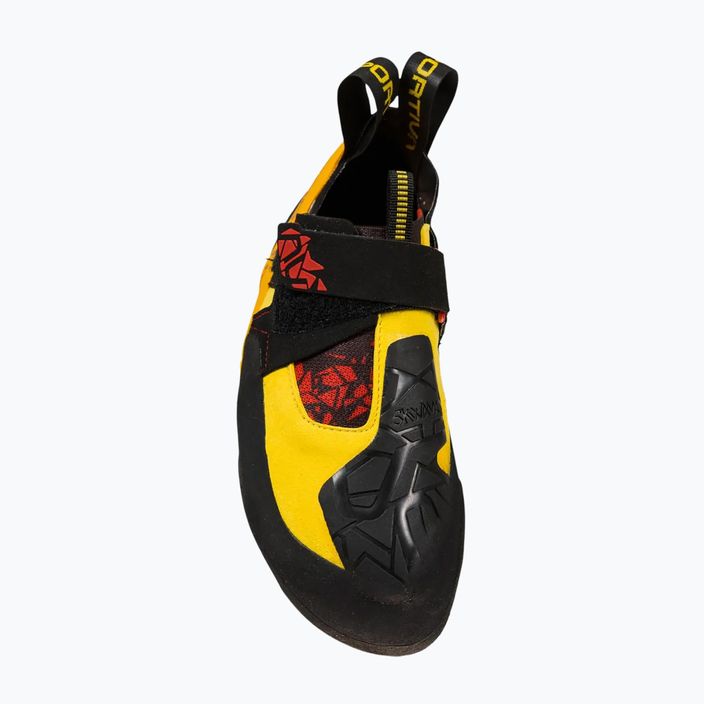 La Sportiva men's climbing shoe Skwama black/yellow 10