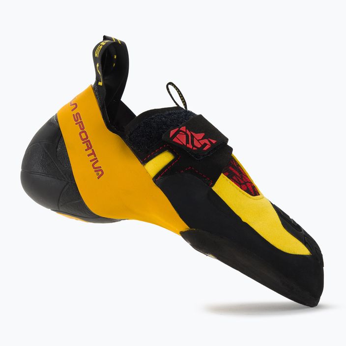 La Sportiva men's climbing shoe Skwama black/yellow 2