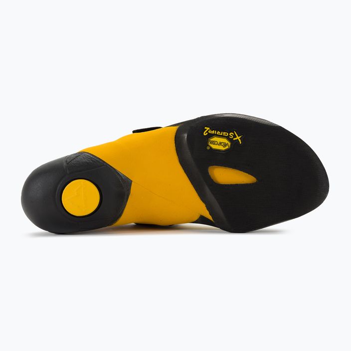 La Sportiva men's climbing shoe Skwama black/yellow 5
