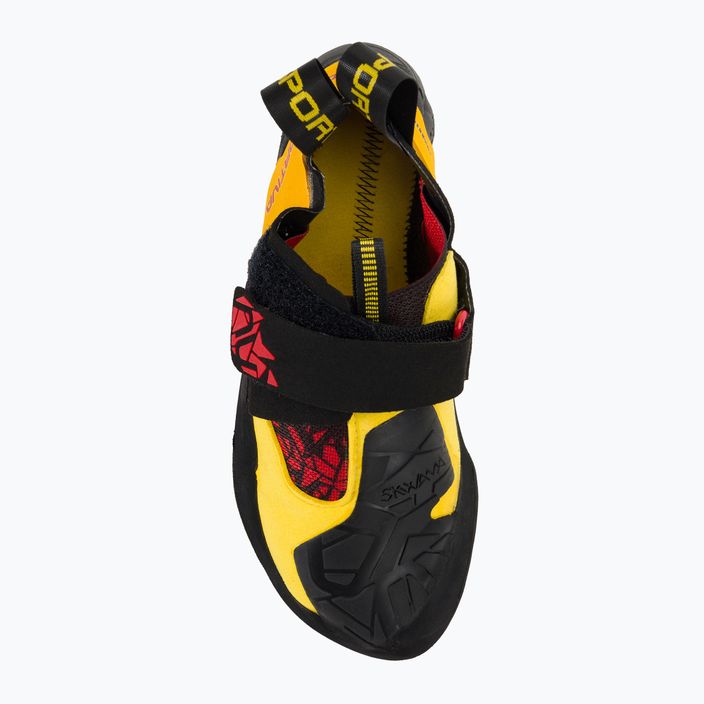 La Sportiva men's climbing shoe Skwama black/yellow 6