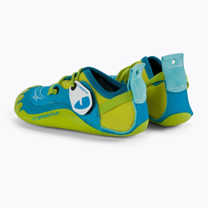 La Sportiva children's climbing shoe Gripit blue/yellow 15R600702 3