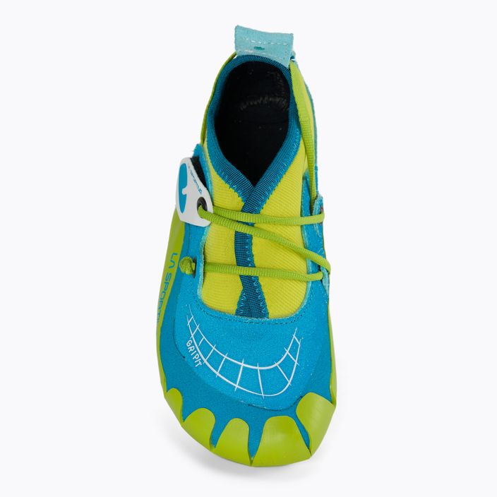 La Sportiva children's climbing shoe Gripit blue/yellow 15R600702 6