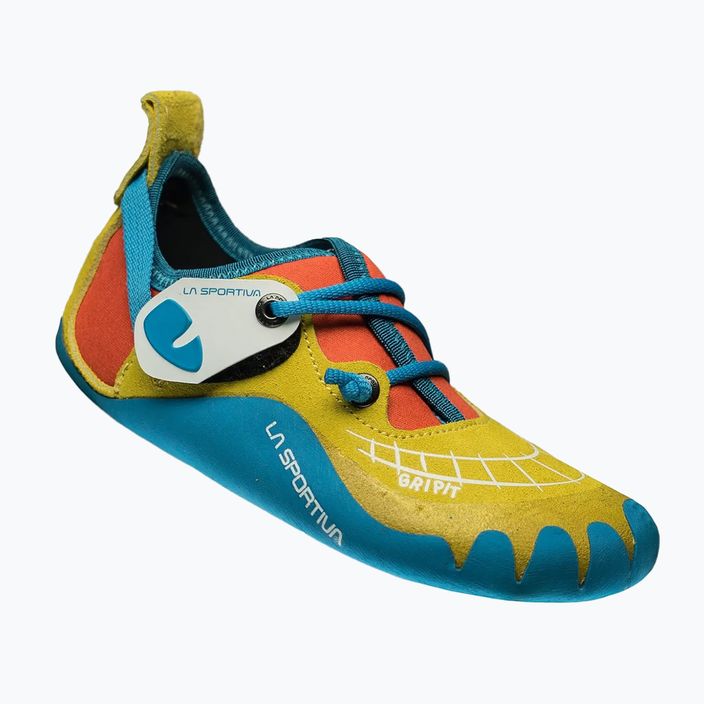 La Sportiva children's climbing shoe Gripit yellow/flame 7