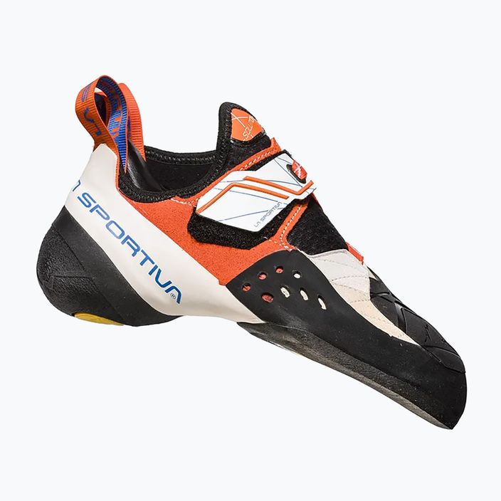 La Sportiva men's climbing shoe Solution white-orange 20H000203 11