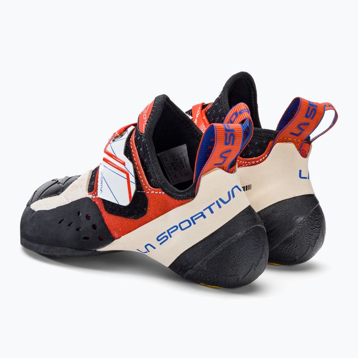 La Sportiva men's climbing shoe Solution white-orange 20H000203 3