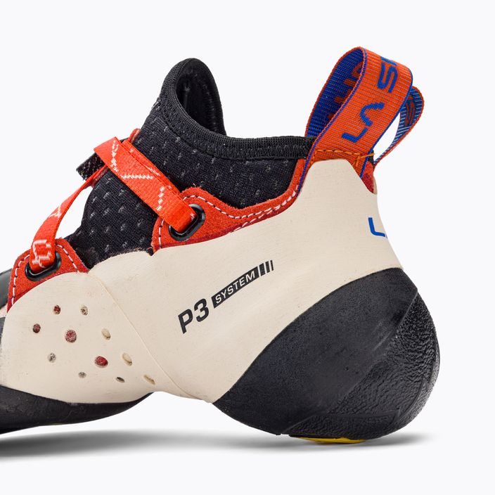 La Sportiva men's climbing shoe Solution white-orange 20H000203 9