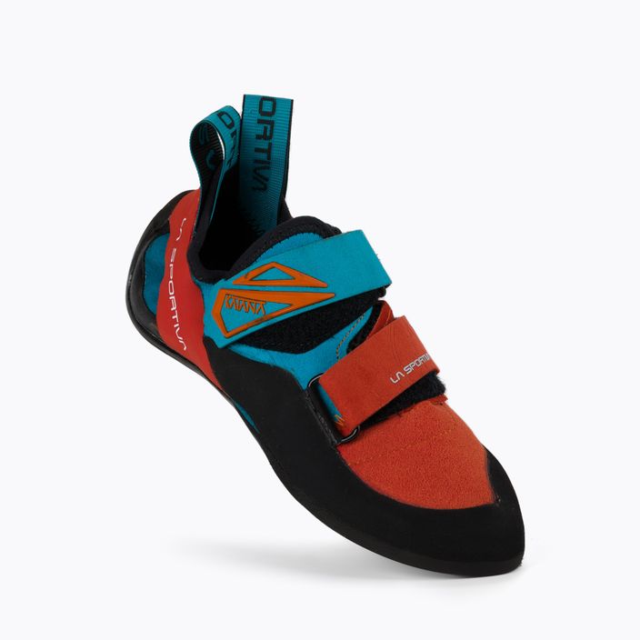 La Sportiva men's Katana blue-orange climbing shoe 20L202614