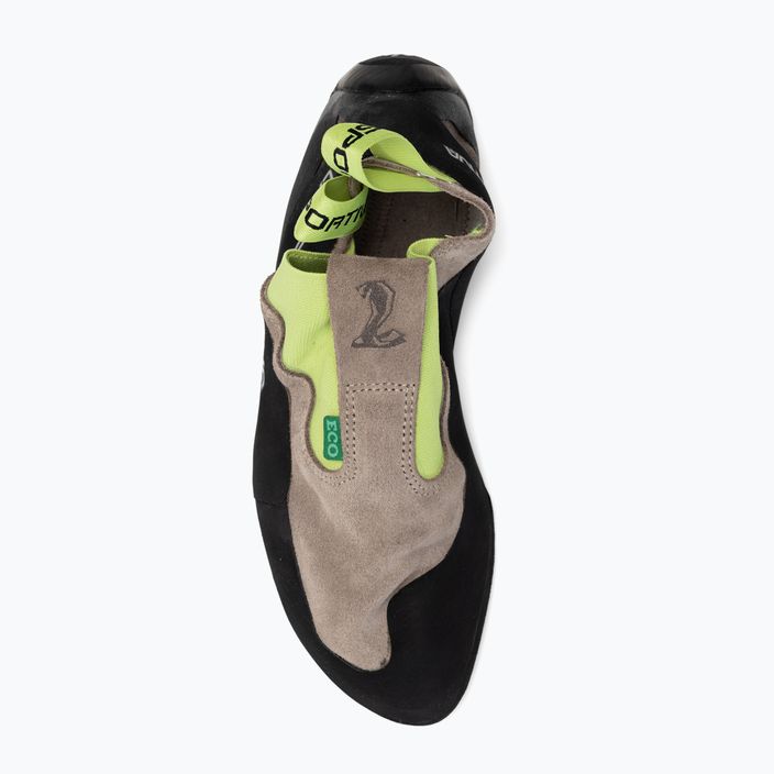 La Sportiva Cobra Eco climbing shoe brown and green 20O804705 6