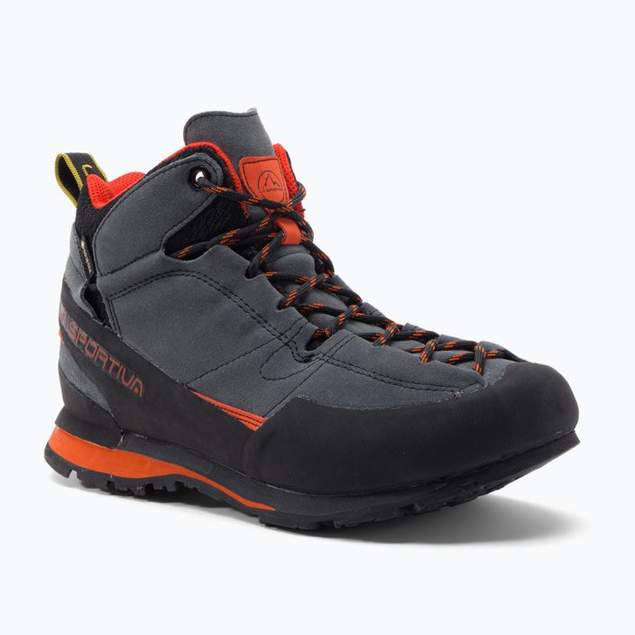 La Sportiva men's trekking shoes Boulder X Mid grey-orange 17E900304