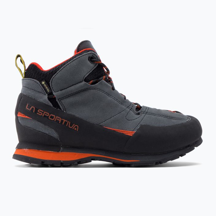 La Sportiva men's trekking shoes Boulder X Mid grey-orange 17E900304 2