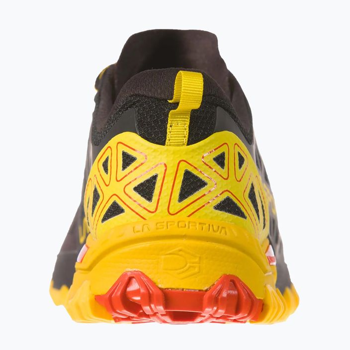La Sportiva Bushido II men's running shoe black/yellow 36S999100 14