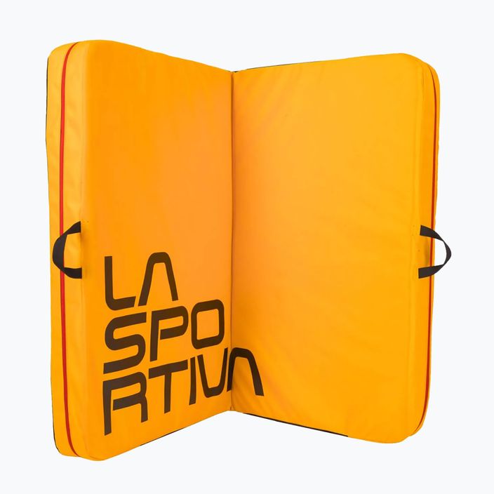 La Sportiva Laspo Crash Pad boulder mat black/yellow 3