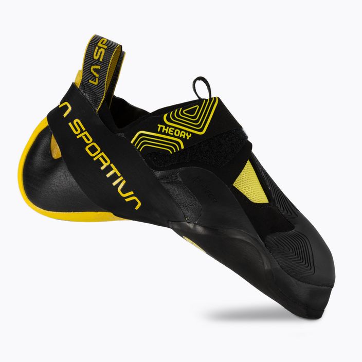 La Sportiva men's Theory climbing shoe black/yellow 20W999100 2