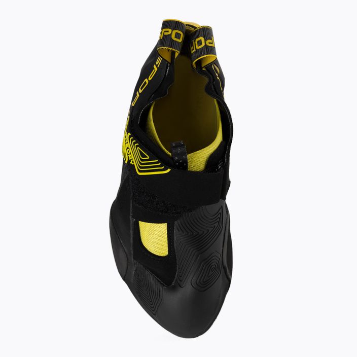 La Sportiva men's Theory climbing shoe black/yellow 20W999100 6