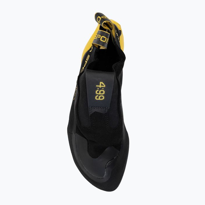 La Sportiva Cobra 4.99 climbing shoe black/yellow 20Y999100 6