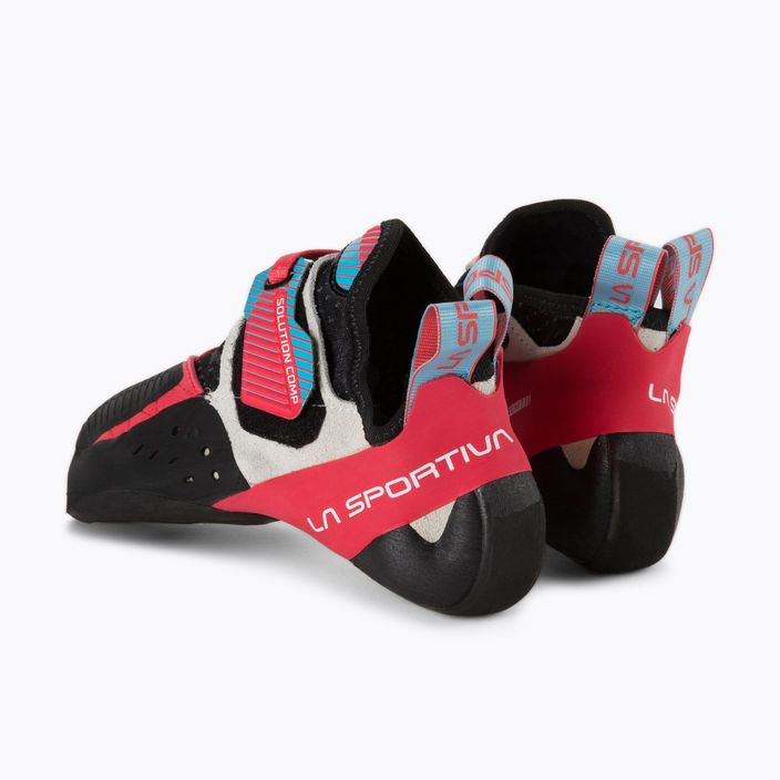 La Sportiva Solution Comp women's climbing shoe red 30A402602 3