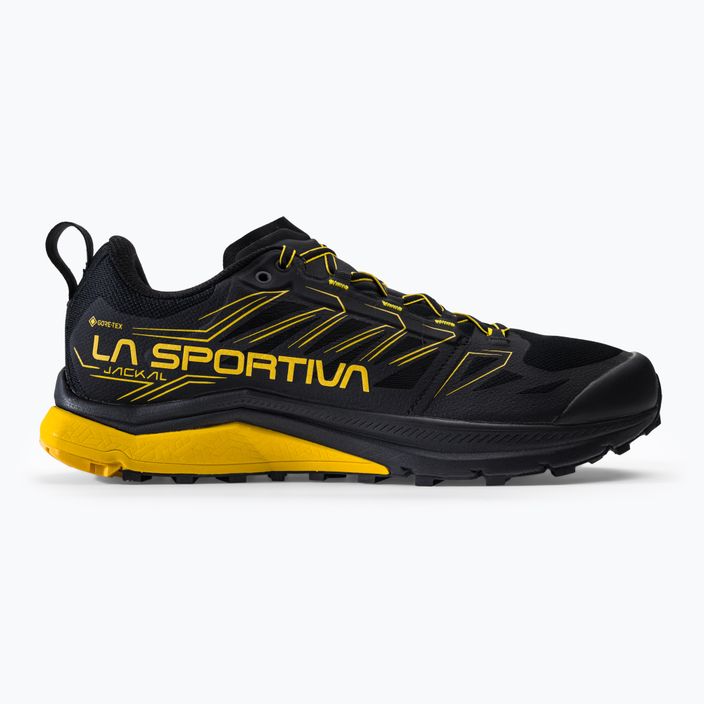 Men's La Sportiva Jackal GTX winter running shoe black/yellow 46J999100 2