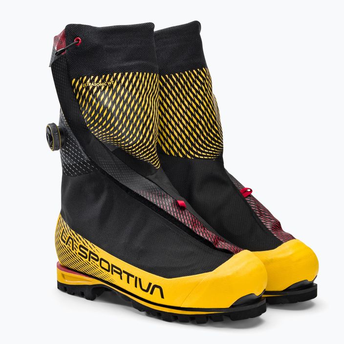 La Sportiva G2 Evo high-altitude boots black/yellow 21U999100 4