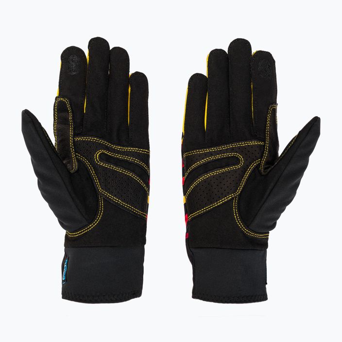 LaSportiva Skimo Race men's ski glove yellow and black Y43999100_L 2