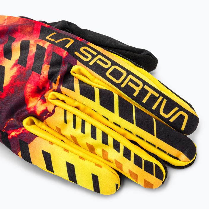 LaSportiva Skimo Race men's ski glove yellow and black Y43999100_L 4