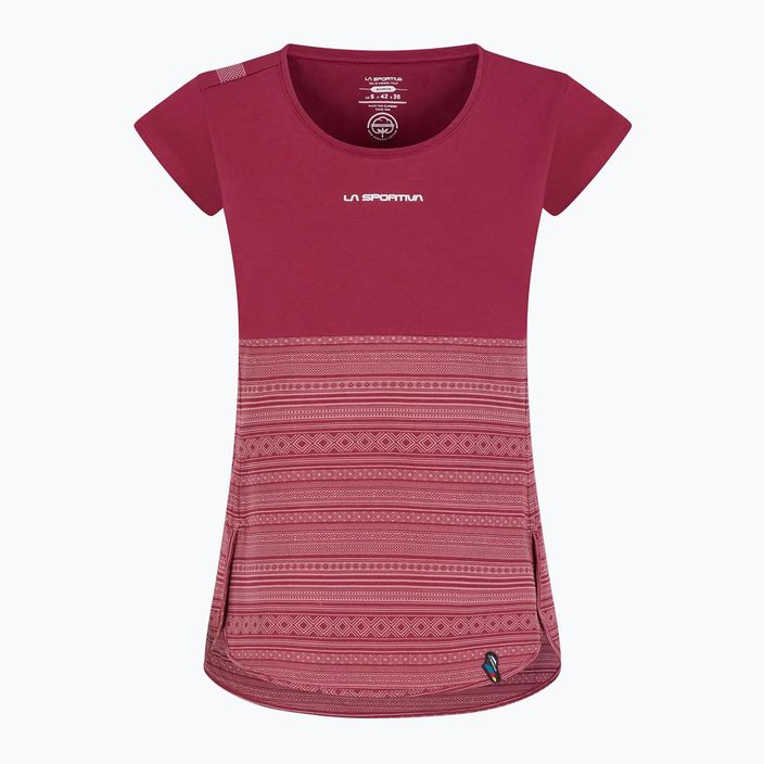 La Sportiva Lidra women's trekking shirt maroon O43502502