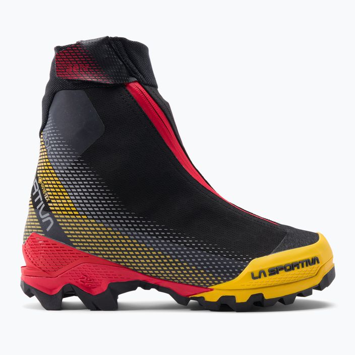 Men's La Sportiva Aequilibrium Top GTX high-mountain boots black/yellow 21X999100 2