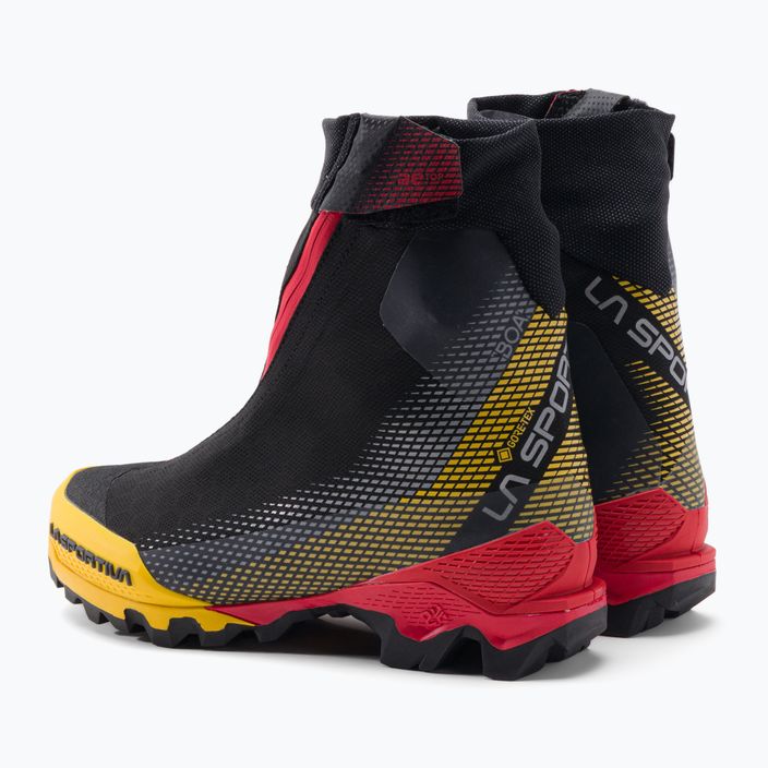 Men's La Sportiva Aequilibrium Top GTX high-mountain boots black/yellow 21X999100 3