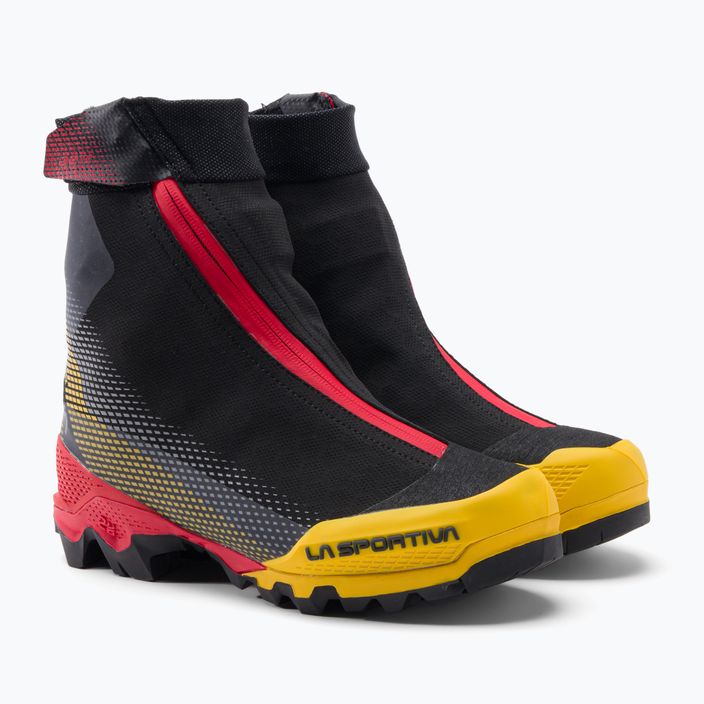 Men's La Sportiva Aequilibrium Top GTX high-mountain boots black/yellow 21X999100 5