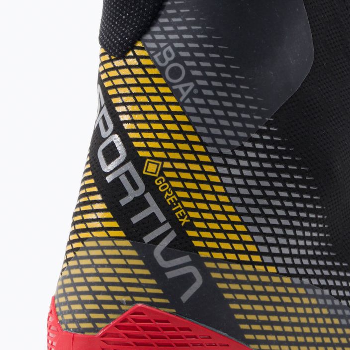 Men's La Sportiva Aequilibrium Top GTX high-mountain boots black/yellow 21X999100 7