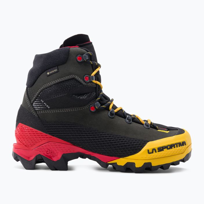 La Sportiva men's high alpine boots Aequilibrium LT GTX black/yellow 21Y999100 2