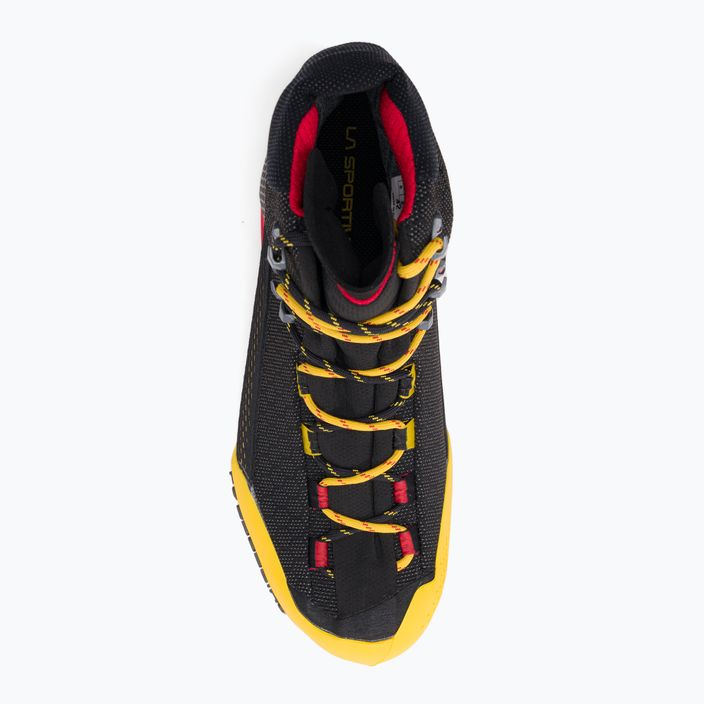 La Sportiva men's high alpine boots Aequilibrium ST GTX black/yellow 31A999100 6