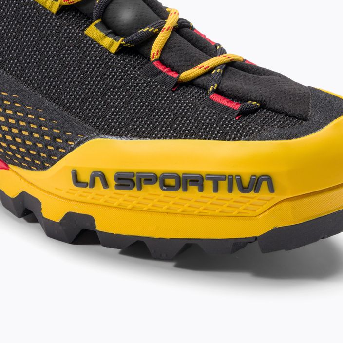 La Sportiva men's high alpine boots Aequilibrium ST GTX black/yellow 31A999100 7