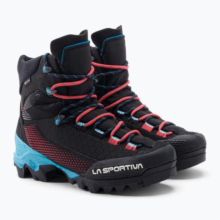 La Sportiva women's high altitude boot Aequilibrium ST GTX black-blue 31B999402 5