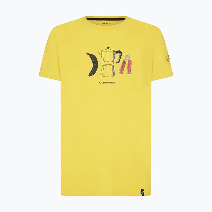 La Sportiva men's climbing shirt Breakfast yellow H32100100 5