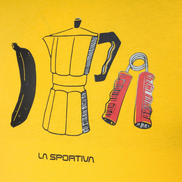 La Sportiva men's climbing shirt Breakfast yellow H32100100 3